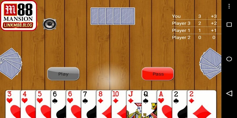 Bài Tiến lên M88 là tựa game quen thuộc, mang đến trải nghiệm thú vị 