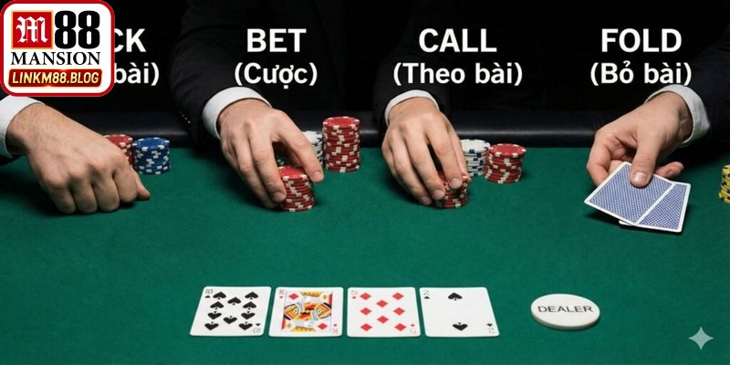 Bí kíp vàng giúp trở thành cao thủ Xì Tố M88