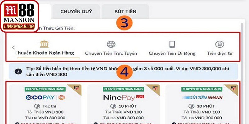 Rút Tiền M88 – Hướng Dẫn Quy Trình Giao Dịch An Toàn Nhất 7 Những lưu ý quan trọng khi rút tiền M88 cho bet thủ